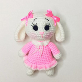Вязаная игрушка ЗАЙКА купить