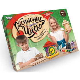 Часы-конструктор деревянный
