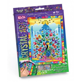 ПАВЛИН набор Crystal Art Kids