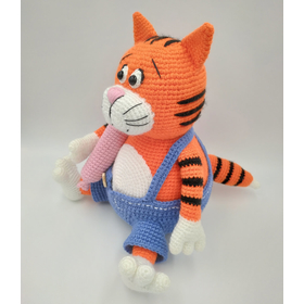 Вязаная игрушка Кот Василий