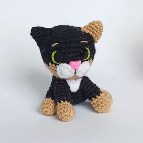 Вязаный Котик амигуруми купить Украина