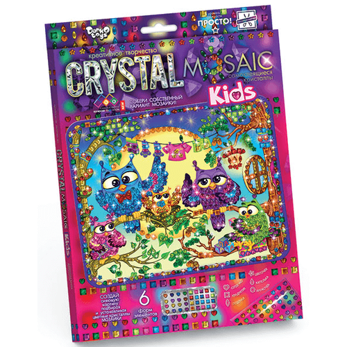 Набор СОВЯТА серии CRYSTAL MOSAIC KIDS