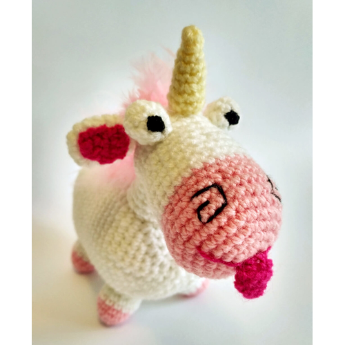 Вязаная игрушка ЕДИНОРОЖЕК ФЛАФФИ купить