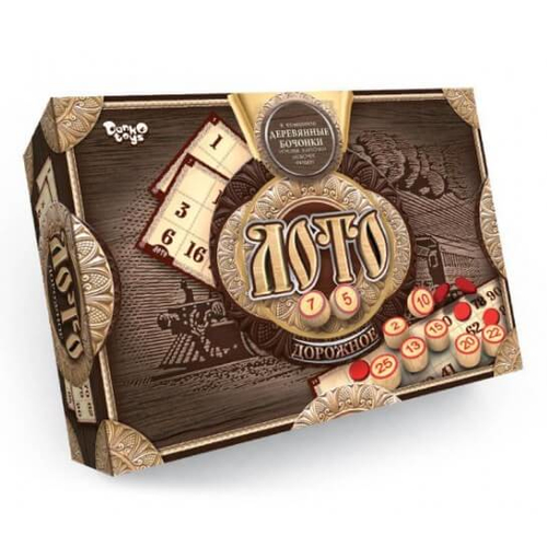 Настольная игра ЛОТО дорожное