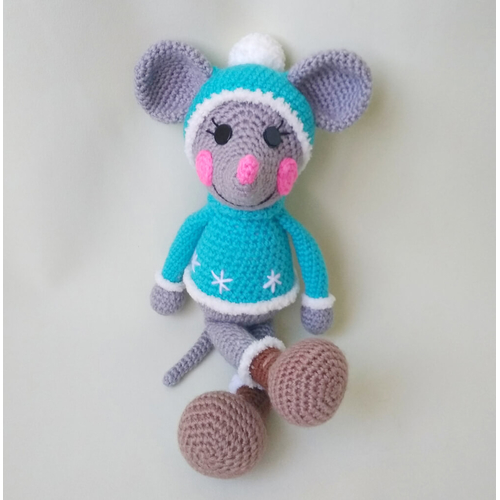 Вязаная игрушка Мышонок купить Киев