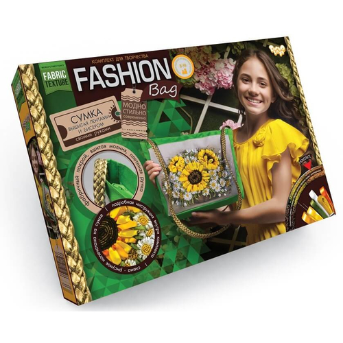 Сумка вышитая лентами и бисером FASHION BAG купить