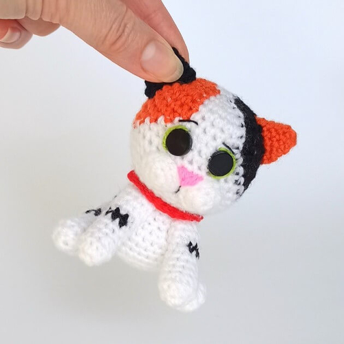 Вязаный Котенок игрушка