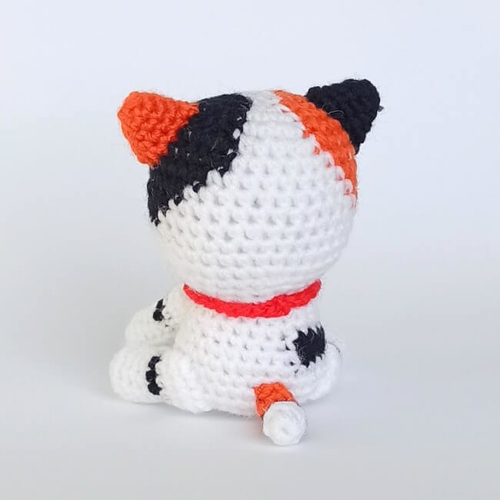 Вязаный Котенок игрушка