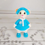 Вязаная игрушка Снегурочка мышка на Новый год